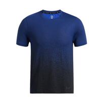 Under Armour Vanish Elite Seamless Fashion Gradient Sports Short Sleeve T-Shirt Men Tops Tech-Blue 1385805-432 L blue