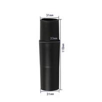Dulkių siurblio šepetys antgalis žarnos jungtis adapteris 32 mm iki 32/35 mm naudojamas priedas black