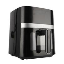 5QT Oilless Fryer Black Large Capacity Visual Window Color Display Fully Automatic Electric Fryer Cooker Chicken French Fries US juoda
