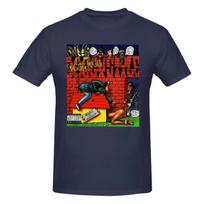 Vasaros Harajuku Individualus Snoop Doggy Dogg Doggystyle Death Row Records Vyrams Grynos Medvilnės Marškinėliai Apvalia Kaklo Originalūs Drabužiai S tamsiai mėlyna spalva