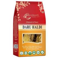 BrijBooti Daru Haldi Žievė - (100 Gm) | Berberis aristata | Indinis raugerškis Daru Haldi Chaal 100GM beige