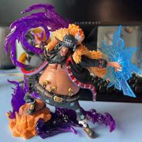 22CM One Piece Anime Figure Blackbeard Action Figurine Black Beard Marshall D Teach Gk Statue Model Collection Toy Present brown