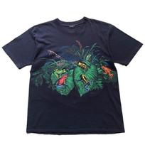 90’s Vintage Nature Frog Graphic Tee Unisex Short Sleeve Shirt S-5XL Unisex T-Shirt S blue