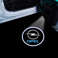 BBHT4 LED Car Door Welcome Light Decoration Light Car Badge For Opel Corsa Astra Insignia Vectra Zafira Meriva Mokka Grandland Vivaro gray