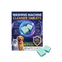 AMZ Washing Machine Cleaning Tablets: Deep cleaning, removes dirt and odors, freshens and maintains, convenient and practical cleaning tablets