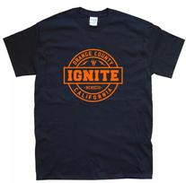 IGNITE ii new T-SHIRT All sizes S M L XL XXL colours Black, White S orange