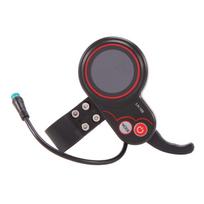 LCD-LH100 24V/36V/48V/60V 5 Pins Electric Bike Display Thumb Throttle Speedometer Control Panel for Electric Scooter NONE black
