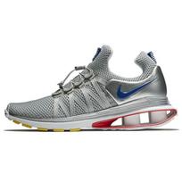 Nike Shox Gravity Metallic Silver Siren Red Gym Blue AR1999-046 42.5 gray