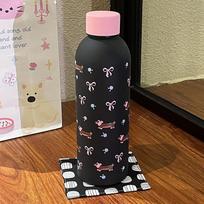 500 ml termosinis vandens buteliukas Dachshund, terminis automobilinis puodelis, mielas vakuuminis puodelis smėlis