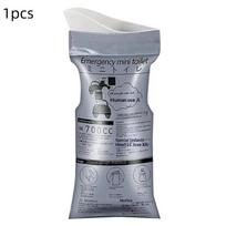 1/5/10Pcs Vehicle Emergency Urine Bag Disposable Urine Bag Traffic Jam Self-Driving Travel Unisex Portable Toilet 1pcs gray