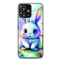 Rabbit Love Back Cover for Sony Xperia 10 1 VII VI 5 II III IV V 2023 XZ5 XZ4 XZ3 XZ2 Compact XA1 XA2 TPU Soft Phone Case For Xperia 10 VII white