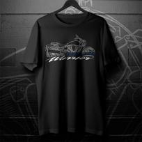 For Yamaha Road Star Warrior (XV1700PC) 2002-2010 fans - Motorcycle T-Shirt XXXL