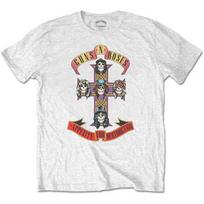 Guns N' Roses: Appetite for Destruction White T-Shirt (Officially Licensed) XXL XXXXL white