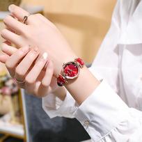 Green Belt Watch Simple Ladies Watch Quartz Watch Fashion With Small Green Watch žalia