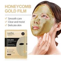 24K Gold Honeycomb Sheet Mask Moisturizing Anti-Wrinkle Honey Essence Collagen Firming Skin Delicate 5 Pack 1pcs