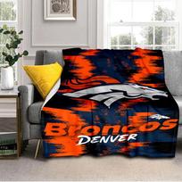 Denver Broncos Logo Blanket Outdoor Flannel Blanket for Camping, Hiking, Garden Parties, Picnic Essentials,gift for family and friends 75x90cm