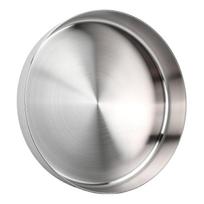 Stainless Steel Frying Pan Hammered Design Multifunctional Cooking Pan for Home Kitchen Fish Egg Steak 9.45in Outer L gray