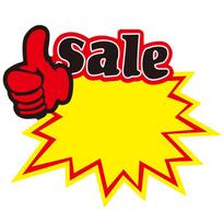 Fruit Promotion Price Tag Sticker for Small Supermarket Signs black