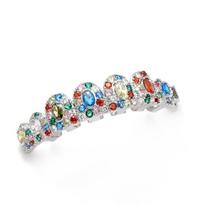 1Pc/set Candy Color Teeth Grillz Top Bottom Set Rainbow Teeth Jewelry Teeth Grillz Caps  Party Silver Top white