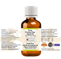 Greenwood Essential Prickly Pear Seed Oil (Opuntia ficus-indica) | Infused | Pure | Non-Sticky | Lightweight | For Facial Care | Natural | Men & white