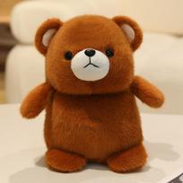 Cute cute animal panda koala doll plush toy elephant lion doll children soothing doll 22cm（0.22kg） brown