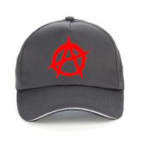 Anarchy Baseball Cap Unisex Women Fashion Print Trucker cap Sports Dad hats Snapback Gorras Bonnet Unisex's Hat red