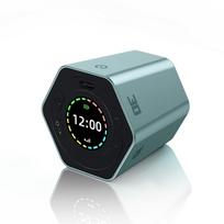 Smart Flip Timer, Six-Sided Rotating Timer, 3/5/10/15/30 Min/Custom Productivity Timers, Mini Multi-Faceted  (Blue) mėlyna