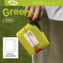Dopamine Color 1-Grid Photo Album, Mini Instant Photo Collectible Book, 3'' Pocket Scrapbook for Stickers Polaroid Trading Cards yellow