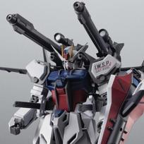 ROBOT SPIRITS Strike Gundam 125mm PVC ABS Painted Action Figure <SIDE MS> GAT-X105 (Rebuilt) + I.W.S.P. ver. A.N.I.M.E. Approx. & gray
