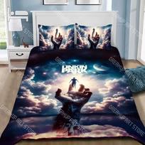 3D Print Linkin Park Rock Music Bedding Set Twin Queen King Full Size Duvet Cover Pillowcase Bed boys girls Adult Home Textiles 135x200cm black