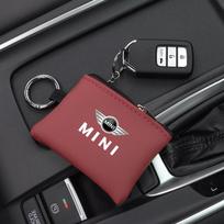 Automobilio odinis raktų dėklas Raktų pakabukas Mini laikymo krepšys Automobilio priedai MINI Cooper R56 F56 R50 JCW Cabrio Aceman Countryman Clubman btrme66 gray