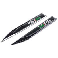 2pcs Car Body Side Fender Rear Trunk Metal Sticker Accessories For Skoda Rapid Fabia 1 2 Kodiaq Octavia  2 A7 A5 A4 Superb VRS kybf34 juoda