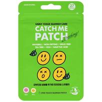 Initial Soothing/Regenerating Acne Patch Healing Tape Trouble Pimple Spot Patch Catch Me Patch, 27 patches, 7 pcs green