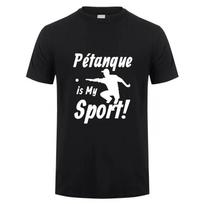 Petankės Boule Marškinėliai Unisex poliesterio kvėpuojantis viršutinis drabužis sportui, laisvalaikiui, lengvai prižiūrimi drabužiai ES dydis 3XL black
