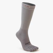 Men's CoolMax High-Top Five-Toe Quick-Dry Sweat-Absorbent Deodorant Sports Socks for Autumn/Winter. L (43-45) žalia