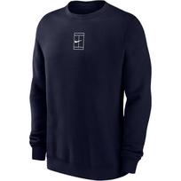 Nike apvalios apykaklės su logotipu ilgomis rankovėmis džemperis vyriškas džemperis Tamsiai mėlynas M33778WB25-NVY XL black
