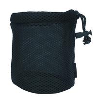 Multipurpose Drawstring Bag Outdoor Camping Pots Storage Bag Black Nylon Mesh Bag Tableware Organizers Easy to Use Small black