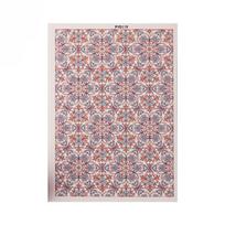 Water Soluble Pottery Painted Transfer Paper Disposable Geometry Flower Pattern Pottery Stickers Watercolor Decal Paper white