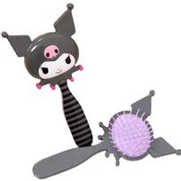 Kuromi Hair Brush Airbag Hair Comb For Wet And Dry, Anti-Static (Black) gray