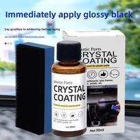 Waterproof Crystal Coating Refurbishing Coating Trim Restorer  for Car Maintenance 30ml black
