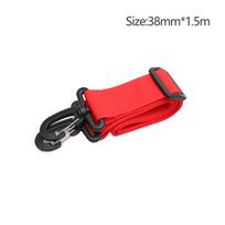 Adjustable Skis Belt Snowboard Shoulder Strap Outdoor Protect Ski Boots Skiing Bags Multifunctional Universal Binding Belt  Practical Use raudona