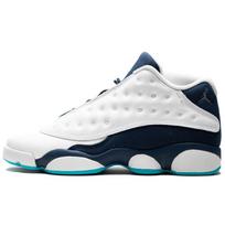 Jordan 13 Retro Low Hornets GS 310811-107 38.5 white