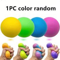 Latest Adult Gentle Rising Stress Balls Fidgeting Toy For Kidss Dough Squishy Tactile Calm Down Item For   Classroom blue