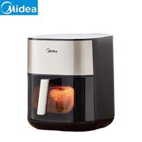 Midea 6L Smart Air Fryer Oven with Dual Heating & Visible Window CN plug (adapter included) white