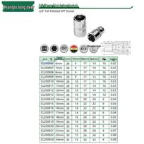Changlu 3/8  Drive 6-Point Socket white