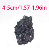 Vibrant Natural Colorful Specimen Silicon Carbide Ornaments For Unique Home Decor 4-5cm black