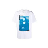 OFF WHITE Mona Lisa Tape Tee OMAA038R21JER0010110 XS balta