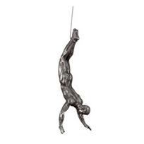 Hanging Rock Climbe Statue Unique Abstract Character Pendant  TV Background Style 7