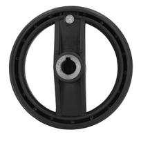 2 Spoke Hand Wheel with Folding Revolving Handle Plastic Machine Tool Handwheel for Lathe Milling 12x100mm