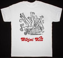 Rare Bikini Kill Cotton Gift For Fan TShirt White All Size Unisex Unisex T-Shirt L gray